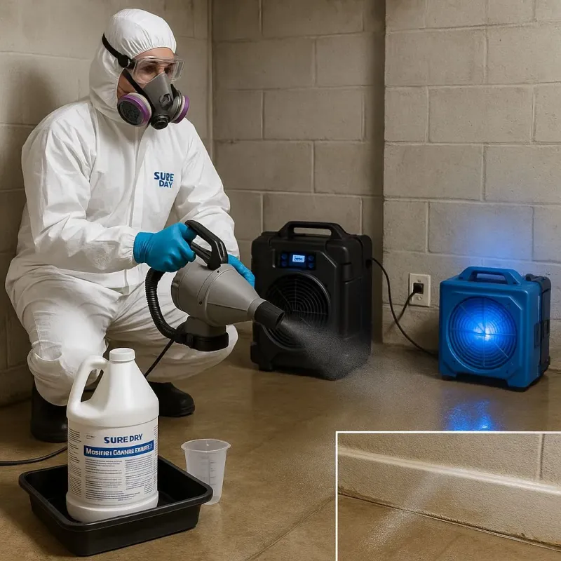 Sanitization and Odor Removal process in North Merrick, NY