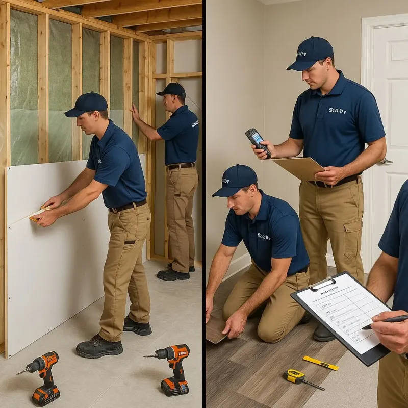 Repairs and Reconstruction process in North Merrick, NY