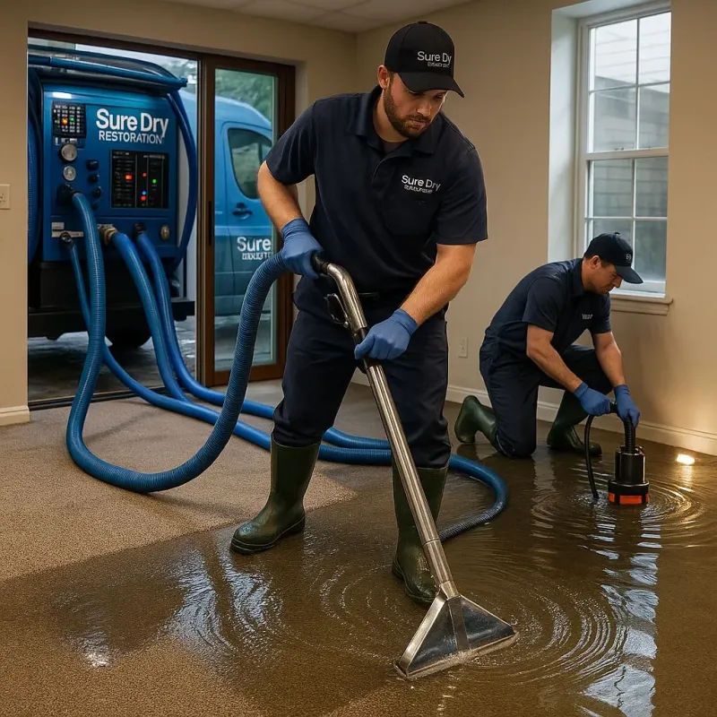 Water Extraction and Removal process in North Merrick, NY